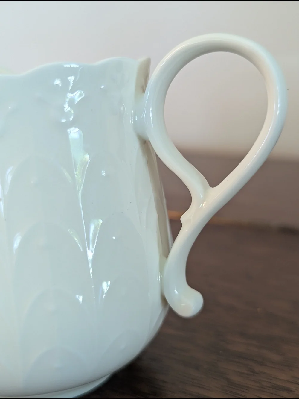 Mikasa White Silk Bone China Creamer A7050 Japan